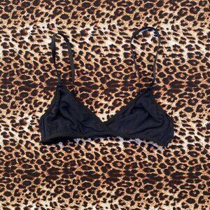 y2k black lace bralette